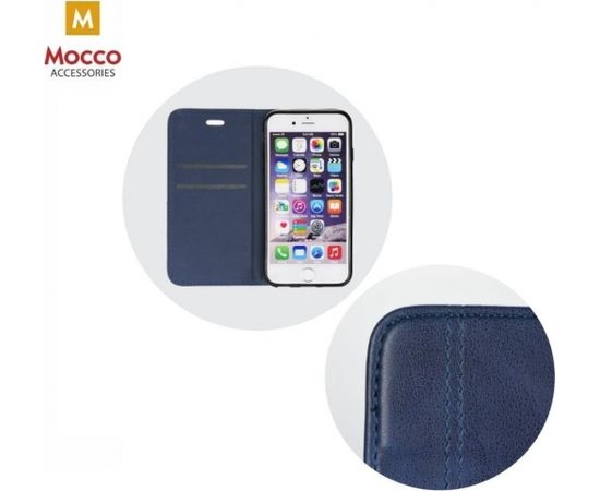 Mocco Smart Focus Book Case Grāmatveida Maks Telefonam Apple iPhone XS / X Zils