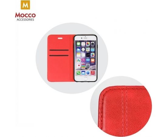 Mocco Smart Focus Book Case Grāmatveida Maks Telefonam Apple iPhone XS Max Sarkans