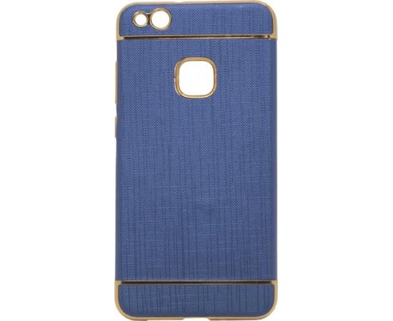 Mocco Exclusive Crown Силиконовый чехол с золотыми рамками для Apple iPhone 6 / 6S Темно синий