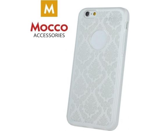 Mocco Ornament Back Case Aizmugurējais Silikona Apvalks Priekš Samsung J330 Galaxy J3 (2017) Balts