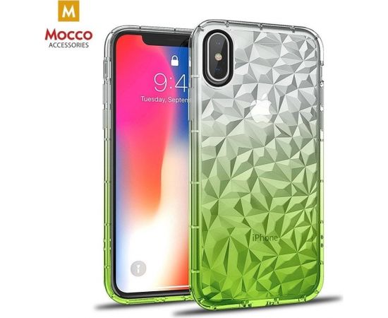 Mocco Trendy Diamonds Силиконовый чехол для Samsung J610 Galaxy J6+ (2018) Зеленый