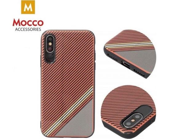 Mocco Trendy Grid And Stripes Silikona Apvalks Priekš Samsung G950 Galaxy S8 Sarkans (Pattern 1)