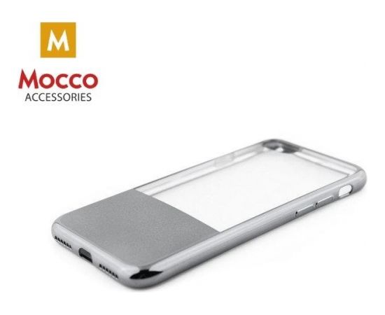 Mocco ElectroPlate Half Aizmugurējais Silikona Apvalks Priekš Samsung A320 Galaxy A3 (2017) Sudraba