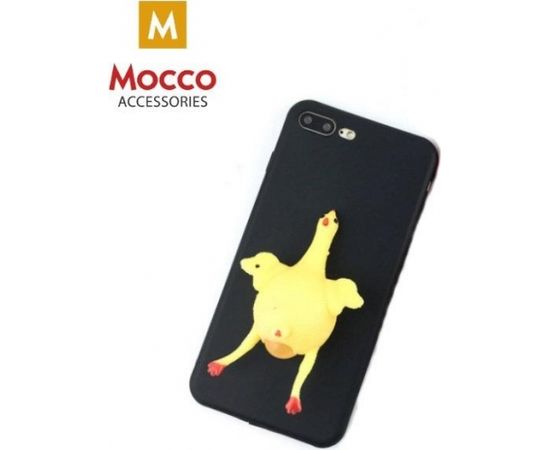 Mocco 4D Силиконовый Чехол С Мягкой Курочкой Для Телефона Samsung A320 Galaxy A3 (2017) Черный