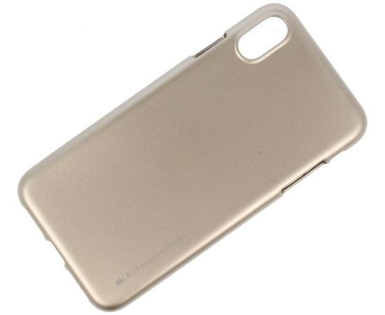 Mercury i-Jelly Back Прочный Силиконовый Чехол для Apple iPhone XS MAX Золотой