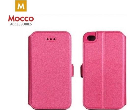Mocco Shine Book Case Grāmatveida Maks Telefonam Huawei P Smart Plus / Nova 3i Rozā