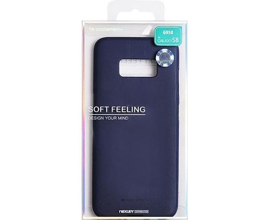 Mercury Soft Feeling Matte 0.3 mm Матовый Силиконовый чехол для Samsung J530 Galaxy J5 (2017) Темно Синий (EU Blister)