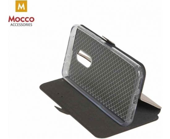 Mocco Shine Book Case Grāmatveida Maks Telefonam Huawei P Smart Plus / Nova 3i Zelts