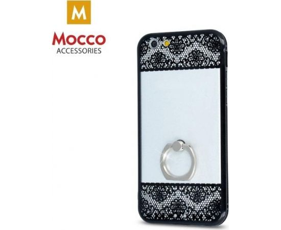 Mocco Floral Ring Silikona Apvalks Priekš Samsung G920 Galaxy S6 Melns