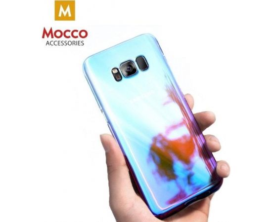 Mocco Gradient Back Case Plastikāta Apvalks Ar Krāsu Gradientu Priekš Samsung N950 Galaxy Note 8 Caurspīdīgs - Lillā