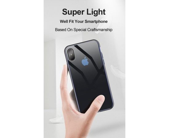 Dux Ducis Light Case Premium Прочный Силиконовый чехол для Apple iPhone 7 / 8 Прозрачно- Синий