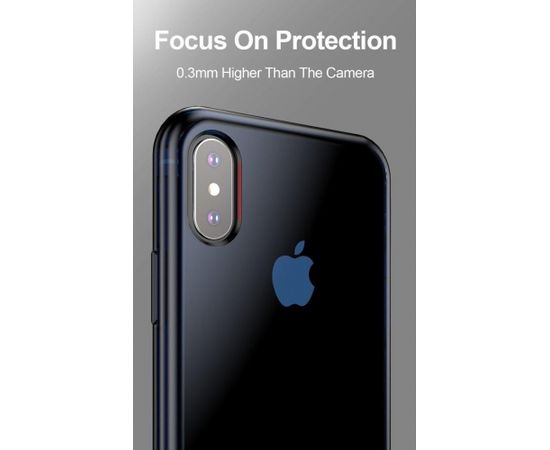 Dux Ducis Light Case Premium Прочный Силиконовый чехол для Apple iPhone 7 / 8 Прозрачно- Синий