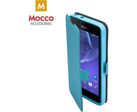Mocco Shine Book Case Grāmatveida Maks Telefonam Xiaomi Pocophone F1 Zils