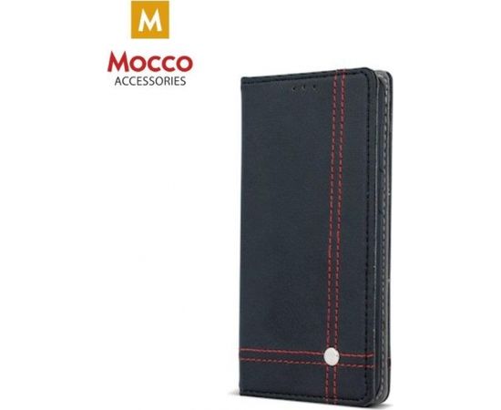 Mocco Smart Focus Book Case Grāmatveida Maks Telefonam Xiaomi Redmi 4A Melns / Sarkans