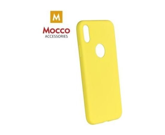 Mocco Ultra Slim Soft Matte 0.3 mm Матовый Силиконовый чехол для Huawei Mate 10 Lite желтый