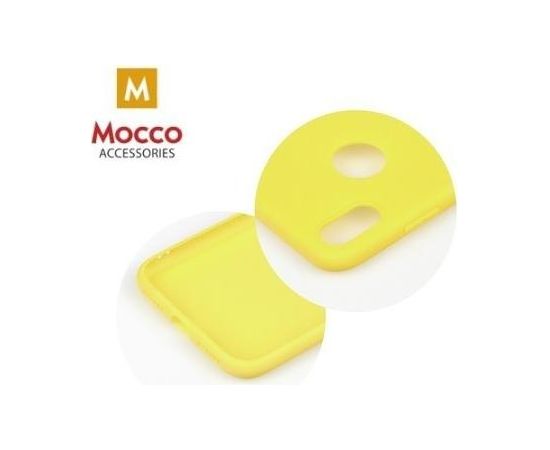Mocco Ultra Slim Soft Matte 0.3 mm Матовый Силиконовый чехол для Huawei Mate 10 Lite желтый