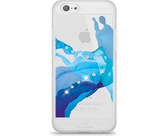 White Diamonds Liquid Aizmugurējais Plastikāta Apvalks ar Swarovski Kristāliem Priekš Apple iPhone 6 / 6S Caursīdīgs - Zils