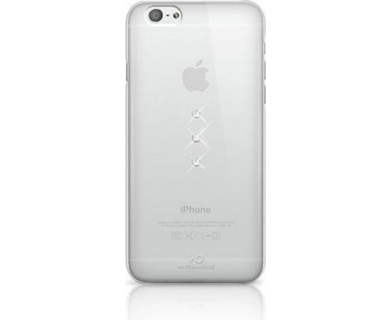 White Diamonds Trinity Aizmugurējais Plastikāta Apvalks ar Swarovski Kristāliem Priekš Apple iPhone 6 / 6S Caursīdīgs Ar Sudraba Kristāliem