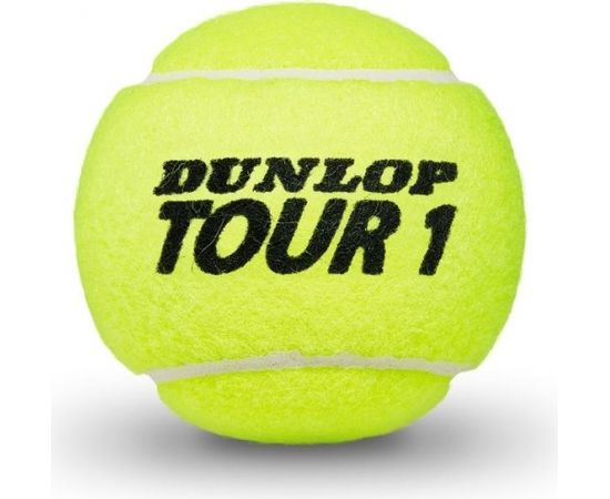 Tennis balls Dunlop TOUR BRILLIANCE UpperMid 4-tube ITF