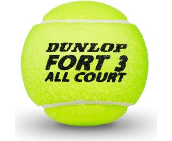 Tennis balls Dunlop FORT ALL COURT TS Premium 4-tin ITF