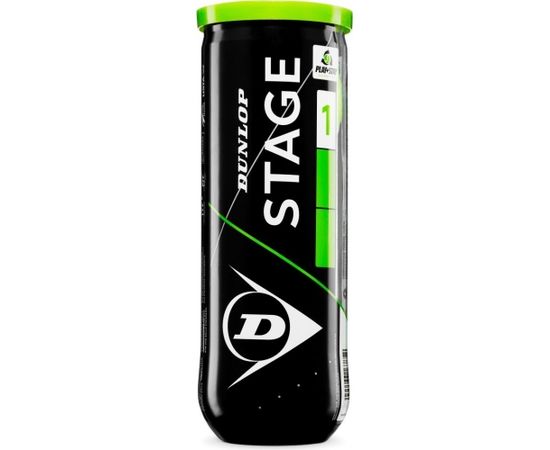 Tennis balls Dunlop STAGE 1 GREEN 3-tube ITF