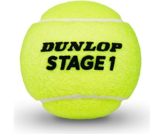 Tennis balls Dunlop STAGE 1 GREEN 3-tube ITF