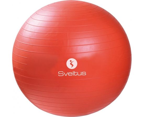 Гимнастический мяч SVELTUS Anti burst 55см оранжевый + упаковка