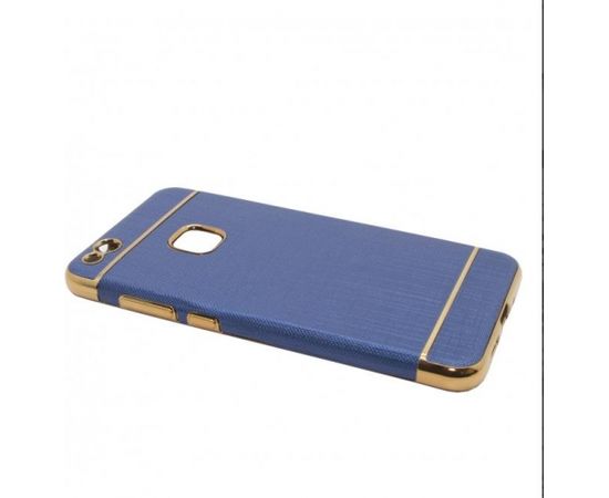 Mocco Exclusive Crown Силиконовый чехол с золотыми рамками для Apple iPhone 7 / 8 Темно синий