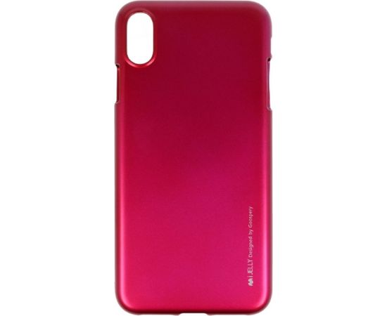 Mercury i-Jelly Back Прочный Силиконовый Чехол для  Apple iPhone XS MAX Розовый