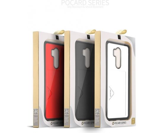 Dux Ducis Pocard Series Premium Izturīgs Silikona Aizsargapvalks Priekš Apple iPhone XS Max Balts