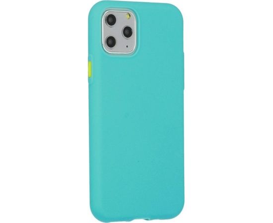 Mocco Soft Cream Silicone Back Case Aizmugurējais Silikona Apvalks Priekš Apple iPhone 12 Mini Zaļš