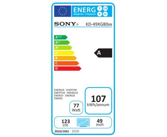 Sony KD-49XG8096 49" Ultra HD 4K LED televizors