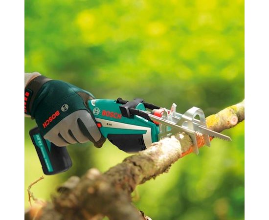 Bosch Keo Akumulatora zāģis dārza darbiem Dzīvžogu šķēres