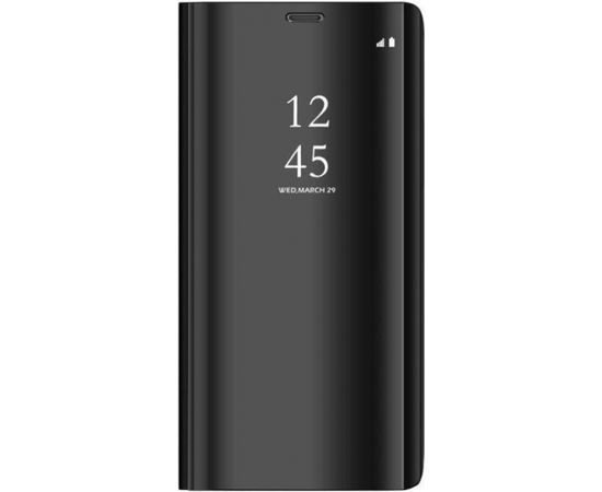 Mocco Clear View Cover Case Grāmatveida Maks Telefonam Samsung Galaxy A42 5G Melns