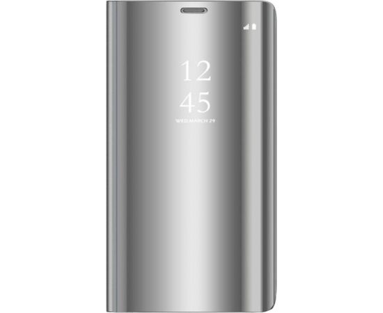 Mocco Clear View Cover Case Чехол Книжка для телефона Samsung Galaxy A42 5G Серебряный