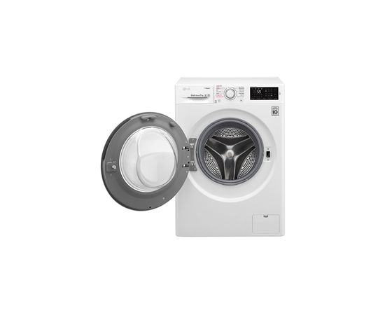 LG Steam washing machine F2J6QY0W Front loading, Washing capacity 7 kg, 1200 RPM, Direct drive, A+++, Depth 56 cm, Width 60 cm, White, 6Motion DIRECT DRIVE