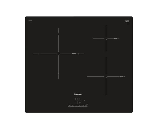 Bosch PUJ611BB1E Indukcijas plīts virsma, Black, Display, Timer Iebūvējama virsma - Indukcijas