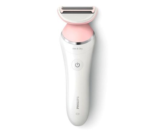 Philips SatinShave BRL140/00 Wet use, Rechargeable, Charging time 8 h, Lithium-ion, Number of shaver heads/blades 1, White/ pink