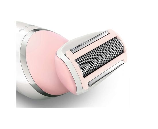 Philips SatinShave BRL140/00 Wet use, Rechargeable, Charging time 8 h, Lithium-ion, Number of shaver heads/blades 1, White/ pink