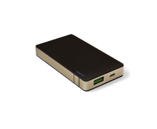 4000 mAh power bank SOTTILE by Celly Black/Gold