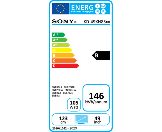 LG Sony KD-49XH8596BAEP 49" Ultra HD 4K LED