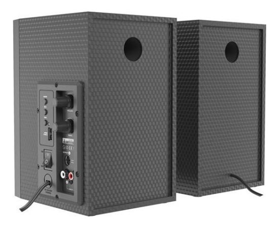 Genesis Speaker Helium 300BT 24 W, Black, Bluetooth