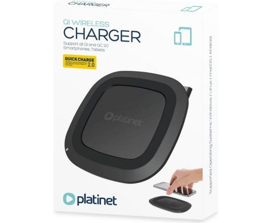 Platinet wireless charger QC 2.0 (44805)