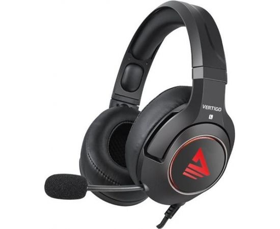 Savio Vertigo Gaming Austiņas ar mikrofonu / 7.1 Telpiska skaņa / Sarkans LED