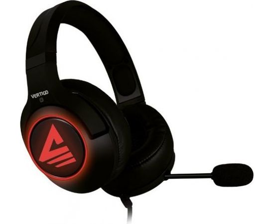 Savio Vertigo Gaming Austiņas ar mikrofonu / 7.1 Telpiska skaņa / Sarkans LED