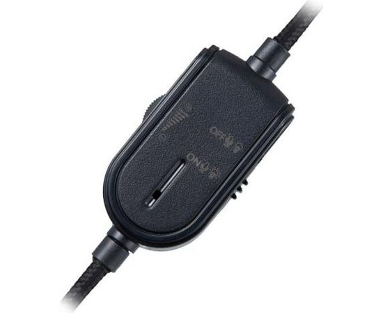 Savio Forge Игровые наушники с микрофоном / 3.5mm + USB / красным светодиодом