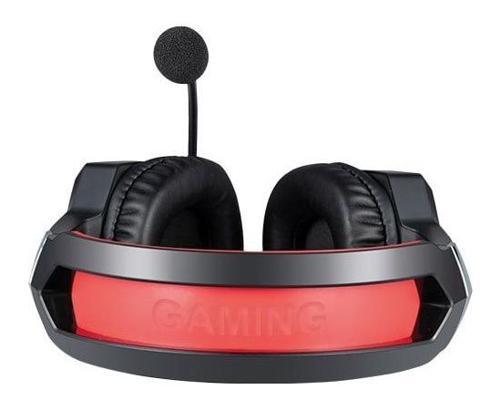 Savio Forge Gaming Austiņas ar mikrofonu / 3.5mm + USB / Sarkans LED