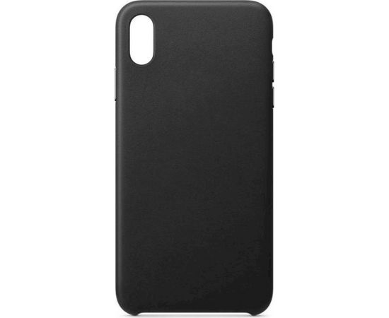 Fusion eco leather aizsargapvalks Apple iPhone 12 Pro Max melns