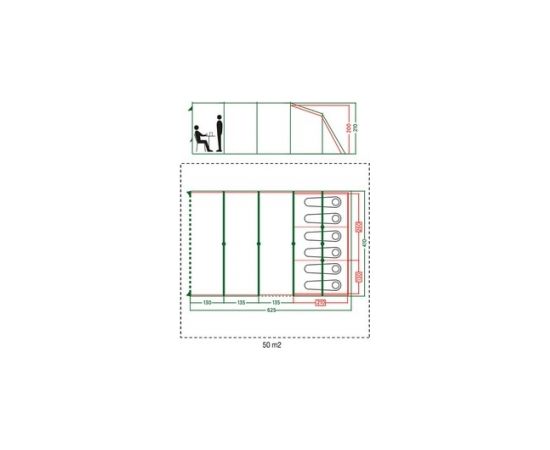 Coleman Meadowood 6 Long telts Teltis