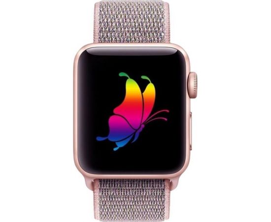 Tech-Protect ремешок для часов Nylon Apple Watch 38/40mm, pink sand